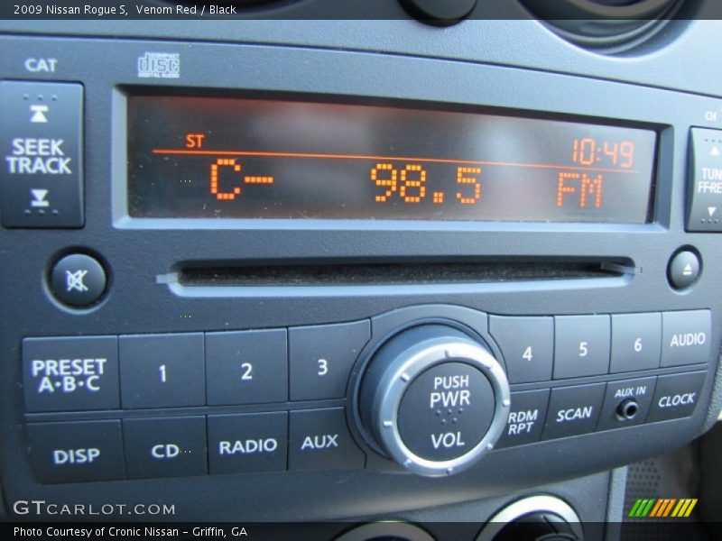 Venom Red / Black 2009 Nissan Rogue S