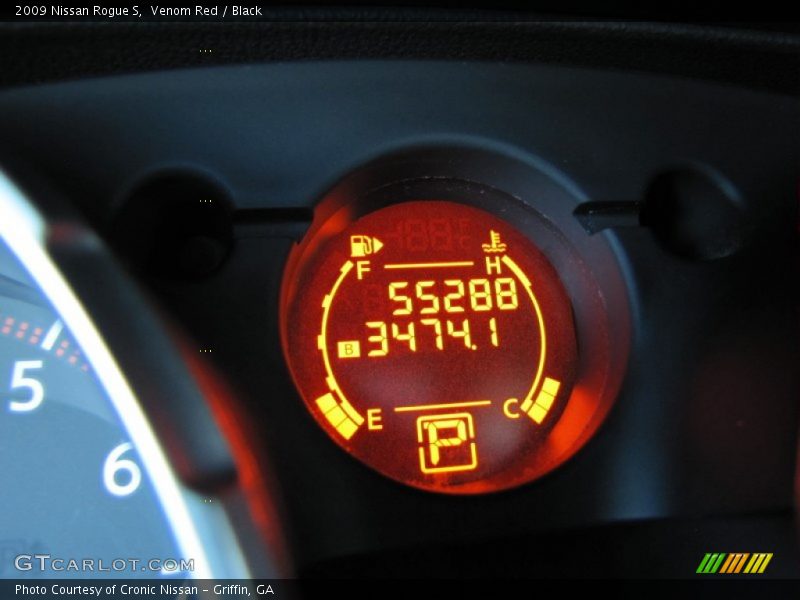 Venom Red / Black 2009 Nissan Rogue S