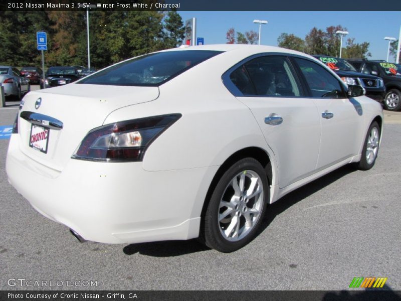 Winter Frost White / Charcoal 2012 Nissan Maxima 3.5 SV