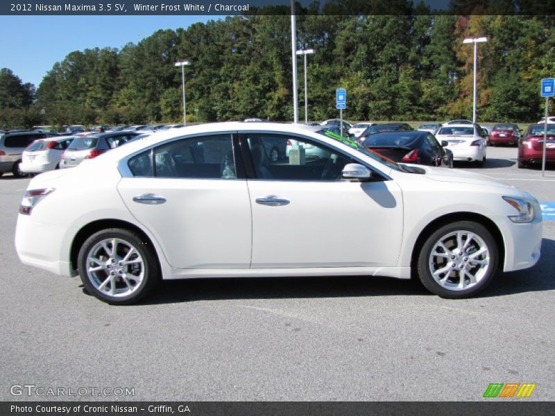 Winter Frost White / Charcoal 2012 Nissan Maxima 3.5 SV