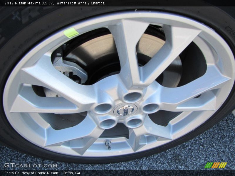 Winter Frost White / Charcoal 2012 Nissan Maxima 3.5 SV