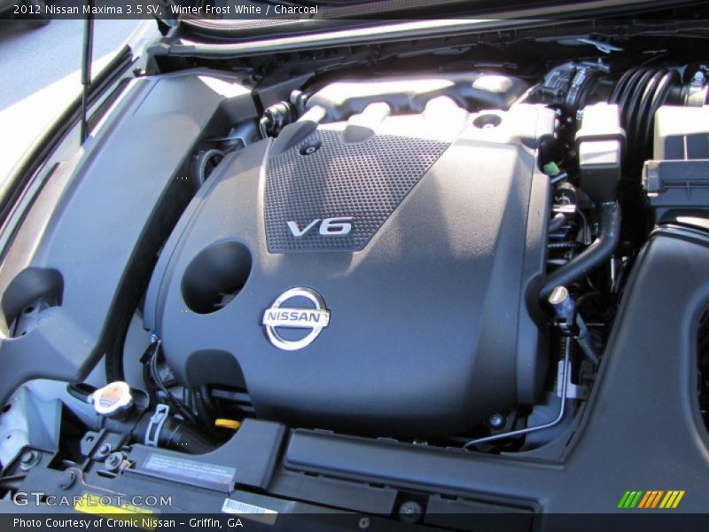 Winter Frost White / Charcoal 2012 Nissan Maxima 3.5 SV
