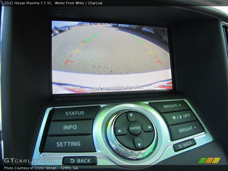 Winter Frost White / Charcoal 2012 Nissan Maxima 3.5 SV