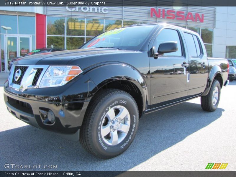 Super Black / Graphite 2012 Nissan Frontier SV Crew Cab