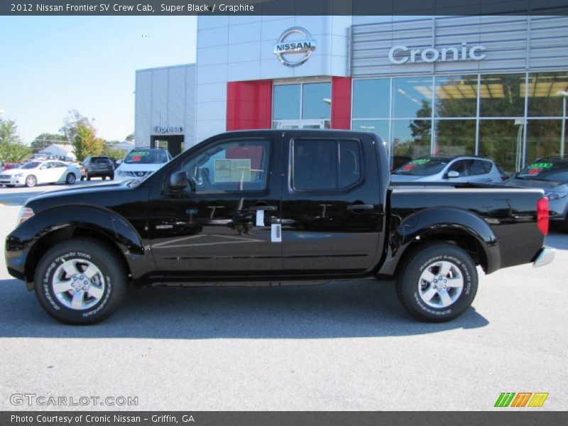 Super Black / Graphite 2012 Nissan Frontier SV Crew Cab