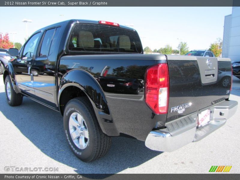 Super Black / Graphite 2012 Nissan Frontier SV Crew Cab