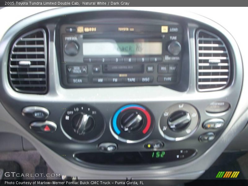 Natural White / Dark Gray 2005 Toyota Tundra Limited Double Cab