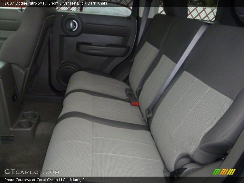 Bright Silver Metallic / Dark Khaki 2007 Dodge Nitro SXT