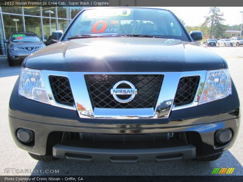 Super Black / Graphite 2012 Nissan Frontier SV Crew Cab