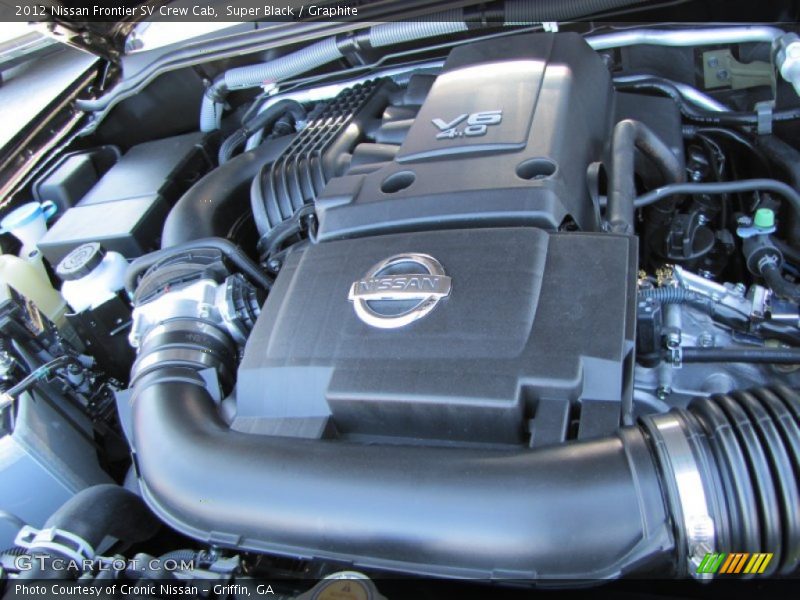 Super Black / Graphite 2012 Nissan Frontier SV Crew Cab