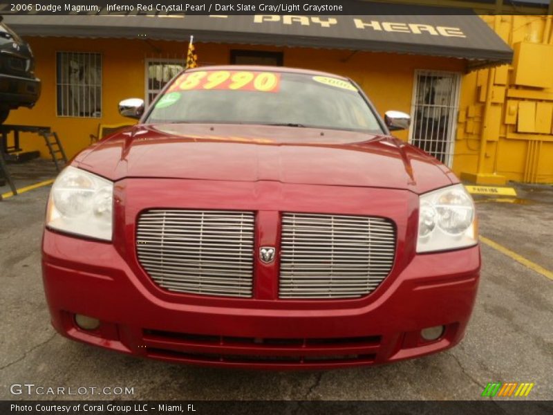 Inferno Red Crystal Pearl / Dark Slate Gray/Light Graystone 2006 Dodge Magnum