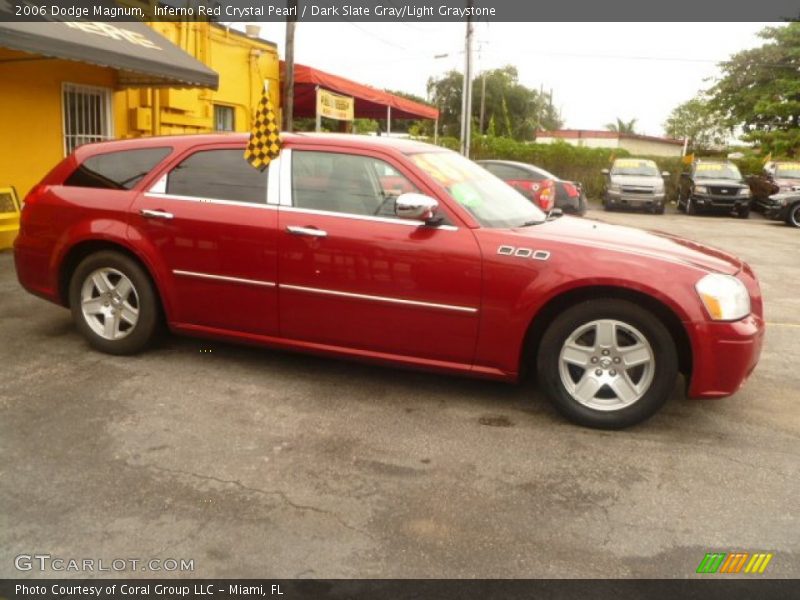 Inferno Red Crystal Pearl / Dark Slate Gray/Light Graystone 2006 Dodge Magnum