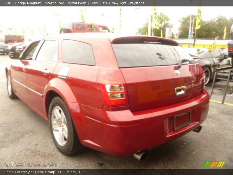 Inferno Red Crystal Pearl / Dark Slate Gray/Light Graystone 2006 Dodge Magnum