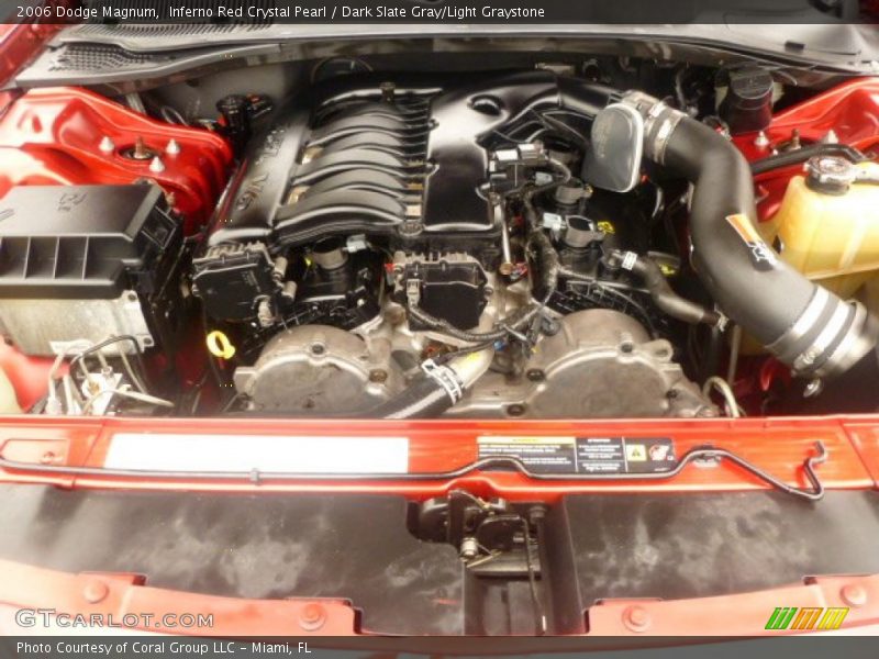 Inferno Red Crystal Pearl / Dark Slate Gray/Light Graystone 2006 Dodge Magnum