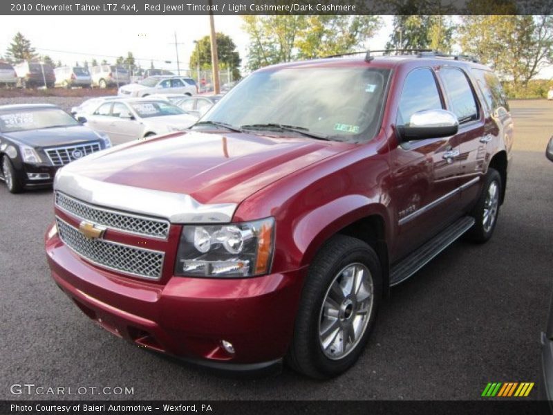 Red Jewel Tintcoat / Light Cashmere/Dark Cashmere 2010 Chevrolet Tahoe LTZ 4x4