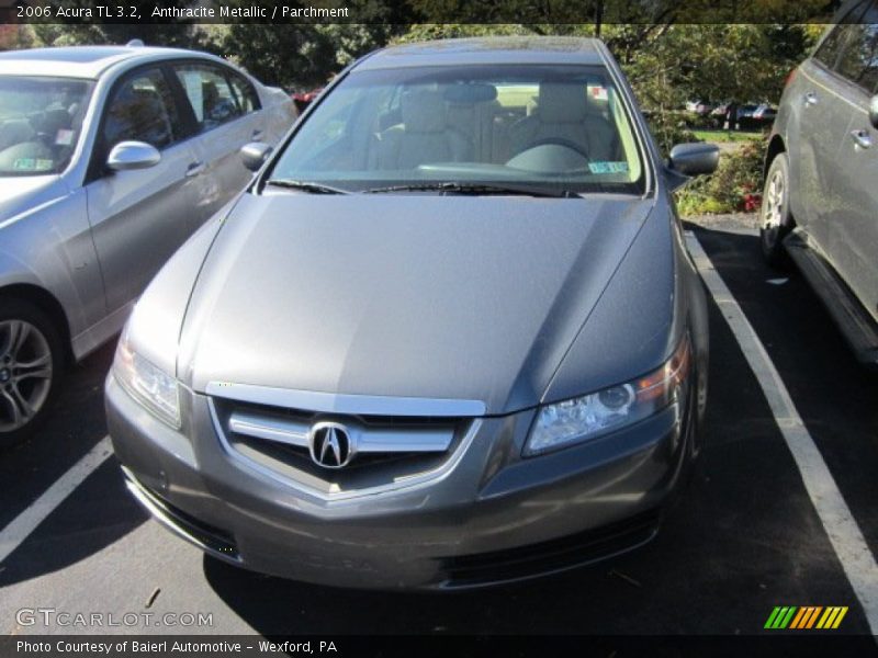 Anthracite Metallic / Parchment 2006 Acura TL 3.2