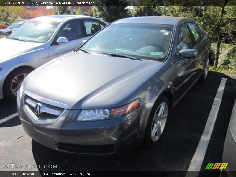 Anthracite Metallic / Parchment 2006 Acura TL 3.2
