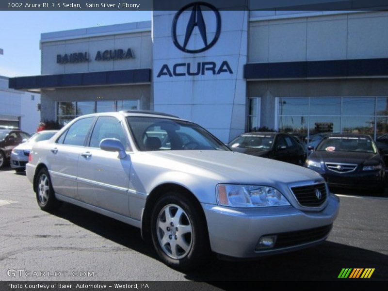 Satin Silver / Ebony 2002 Acura RL 3.5 Sedan