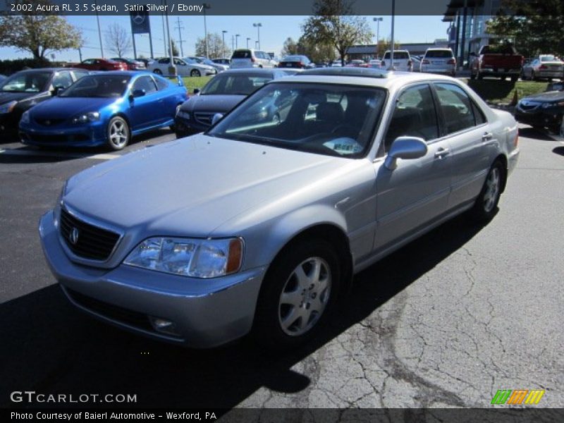 Satin Silver / Ebony 2002 Acura RL 3.5 Sedan