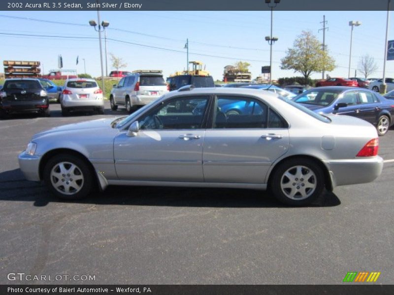 Satin Silver / Ebony 2002 Acura RL 3.5 Sedan