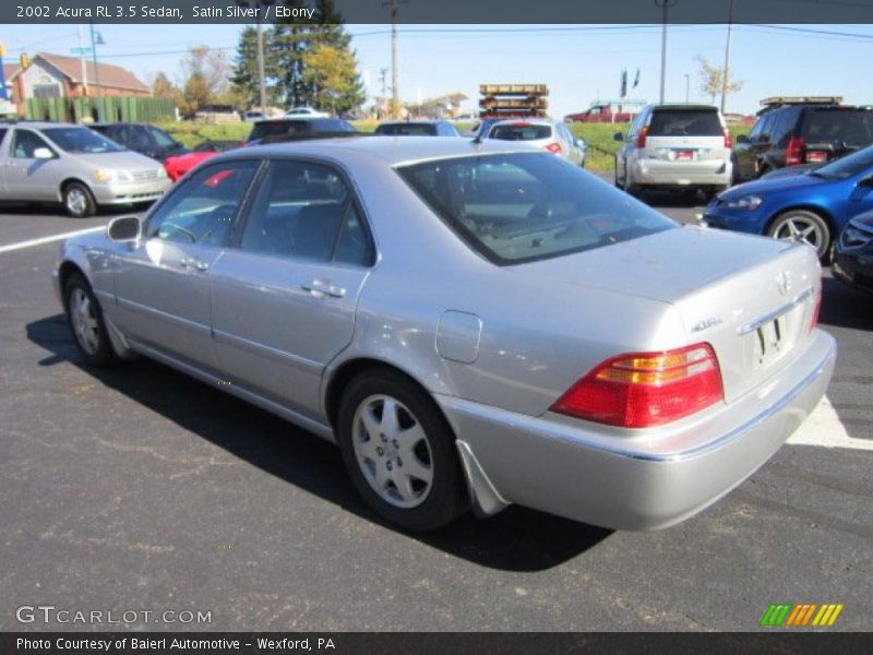 Satin Silver / Ebony 2002 Acura RL 3.5 Sedan