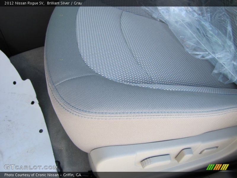Brilliant Silver / Gray 2012 Nissan Rogue SV