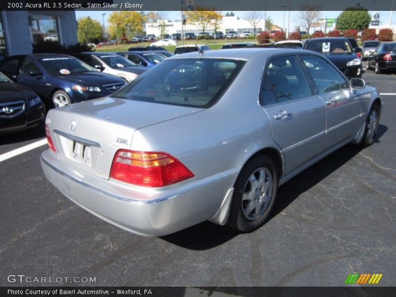 Satin Silver / Ebony 2002 Acura RL 3.5 Sedan