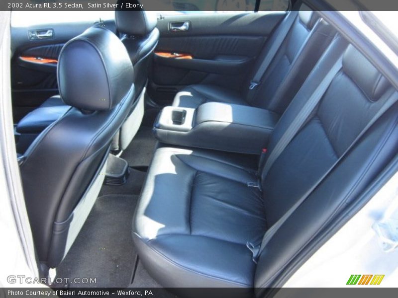  2002 RL 3.5 Sedan Ebony Interior