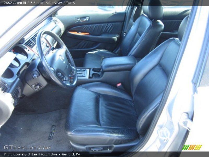  2002 RL 3.5 Sedan Ebony Interior