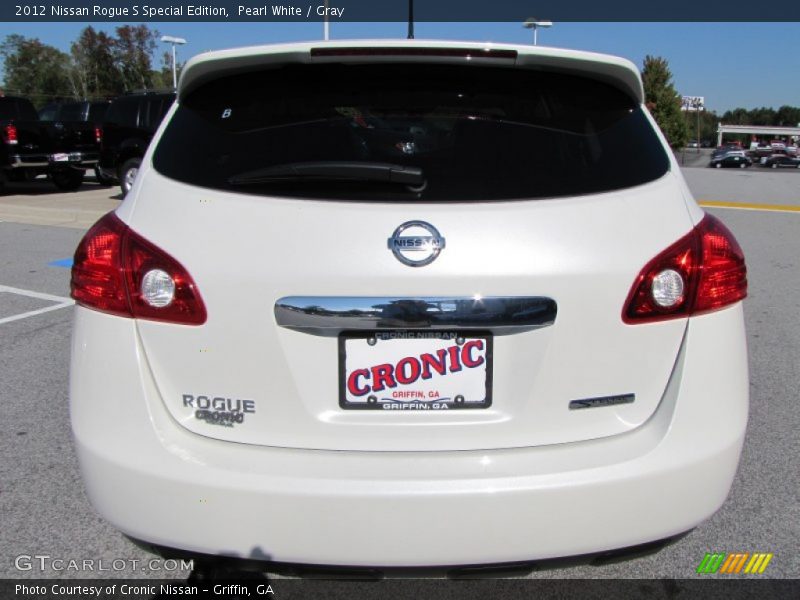 Pearl White / Gray 2012 Nissan Rogue S Special Edition