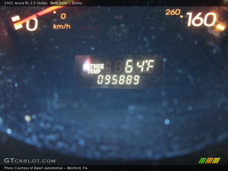 Satin Silver / Ebony 2002 Acura RL 3.5 Sedan