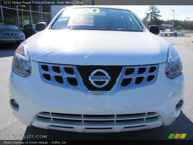 Pearl White / Gray 2012 Nissan Rogue S Special Edition