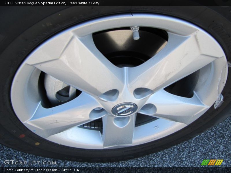 Pearl White / Gray 2012 Nissan Rogue S Special Edition