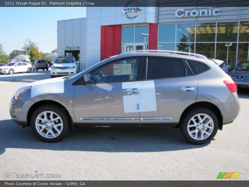 Platinum Graphite / Gray 2012 Nissan Rogue SV