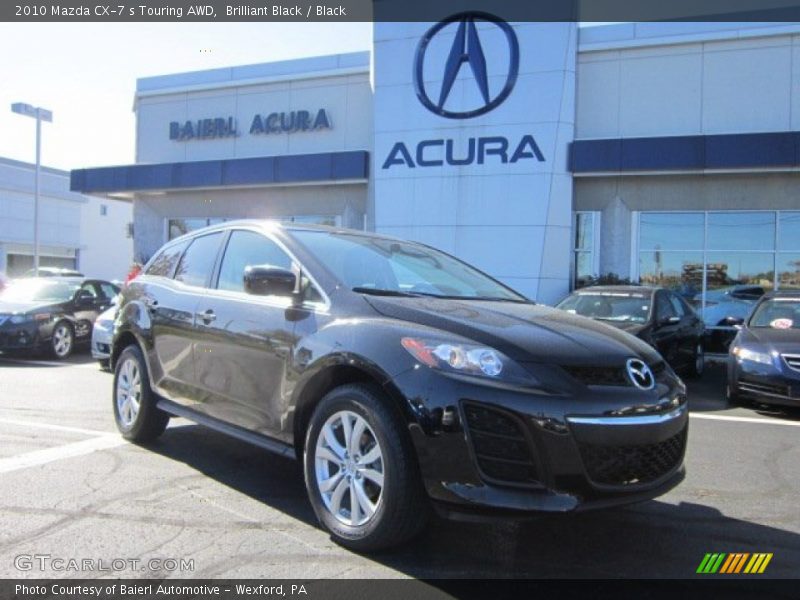 Brilliant Black / Black 2010 Mazda CX-7 s Touring AWD