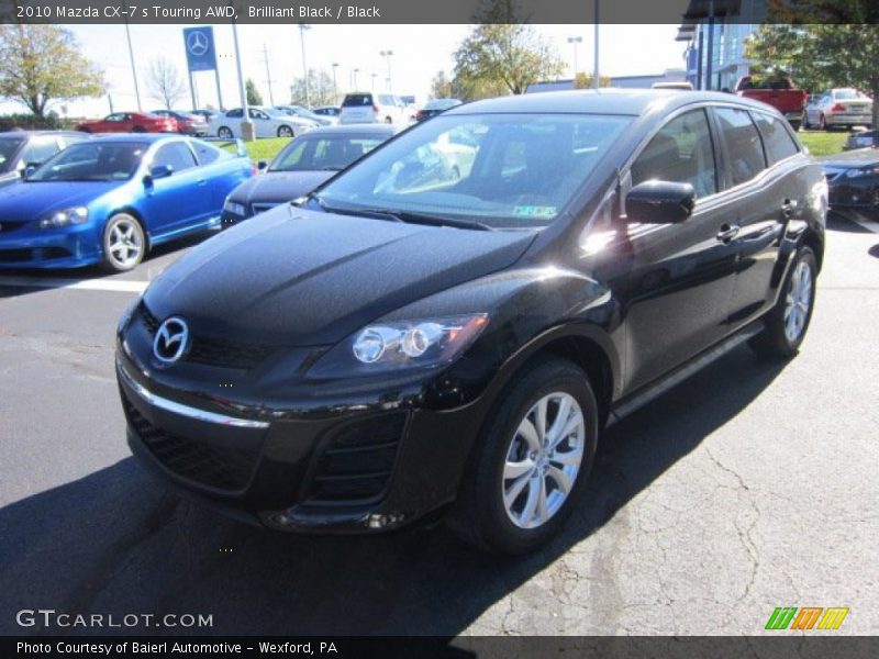 Brilliant Black / Black 2010 Mazda CX-7 s Touring AWD