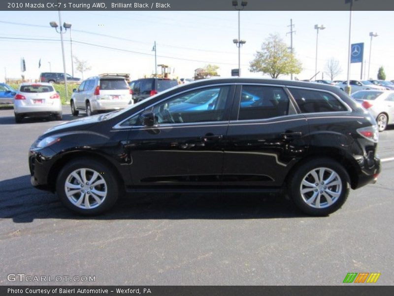 Brilliant Black / Black 2010 Mazda CX-7 s Touring AWD