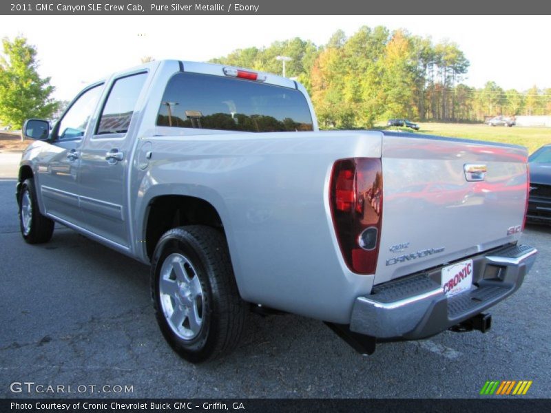 Pure Silver Metallic / Ebony 2011 GMC Canyon SLE Crew Cab