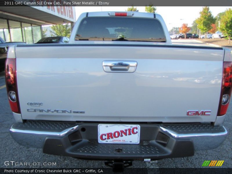 Pure Silver Metallic / Ebony 2011 GMC Canyon SLE Crew Cab