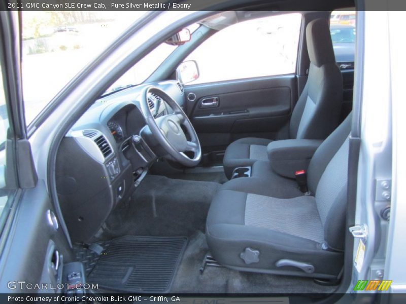 Pure Silver Metallic / Ebony 2011 GMC Canyon SLE Crew Cab