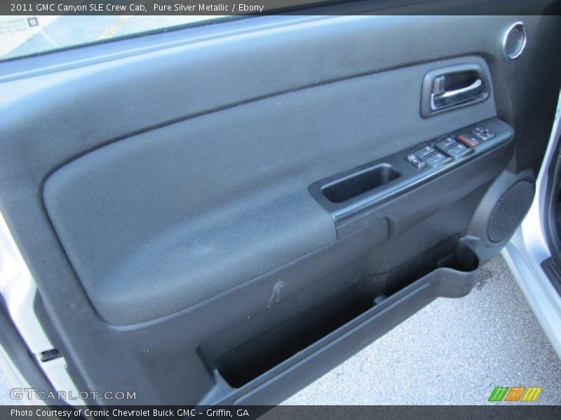 Pure Silver Metallic / Ebony 2011 GMC Canyon SLE Crew Cab