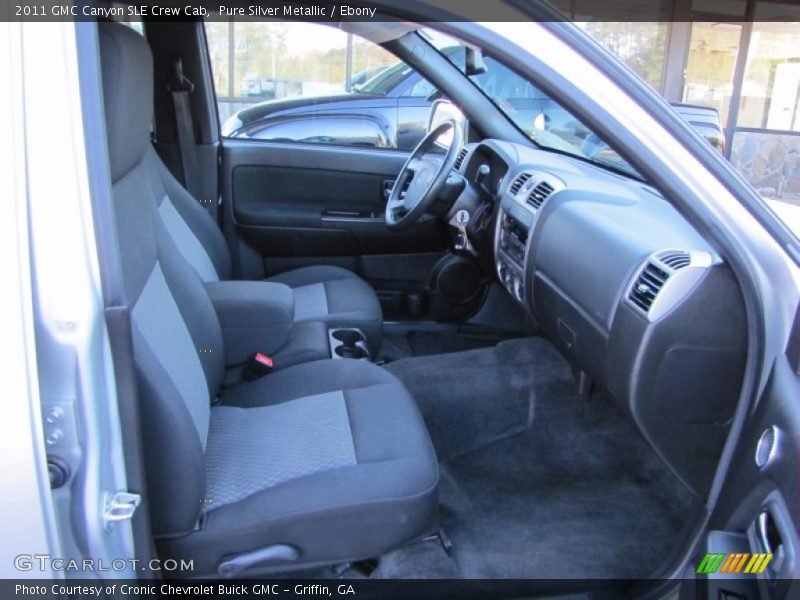 Pure Silver Metallic / Ebony 2011 GMC Canyon SLE Crew Cab