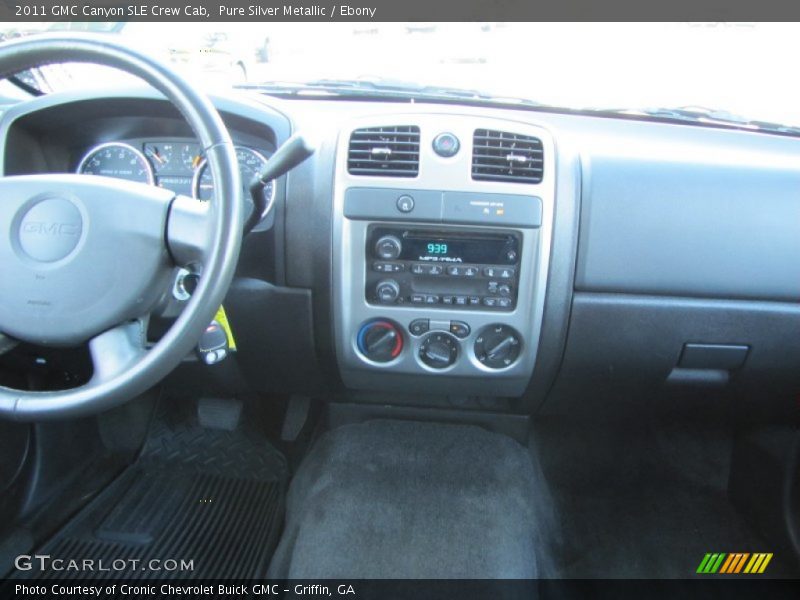 Pure Silver Metallic / Ebony 2011 GMC Canyon SLE Crew Cab