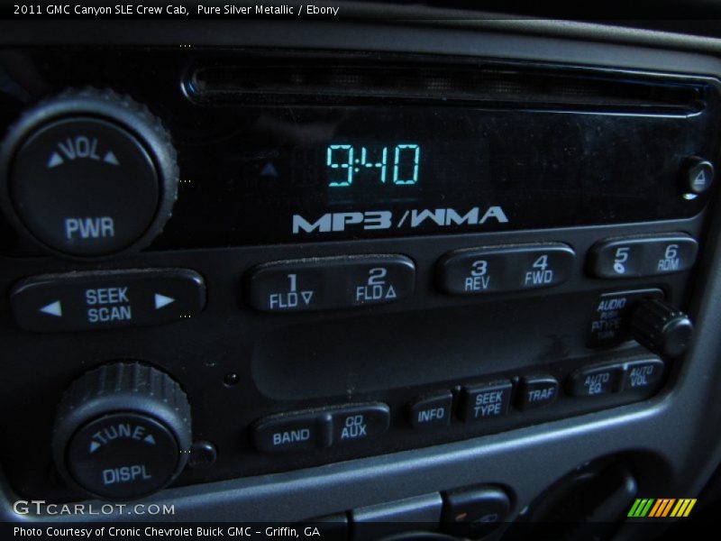 Pure Silver Metallic / Ebony 2011 GMC Canyon SLE Crew Cab