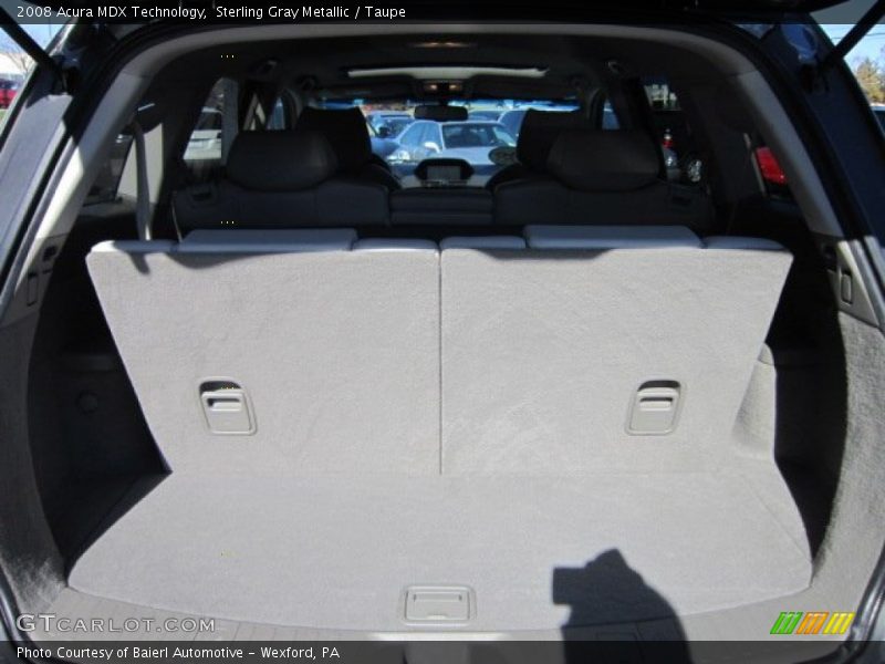 Sterling Gray Metallic / Taupe 2008 Acura MDX Technology