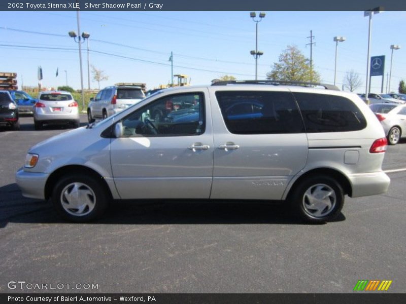 Silver Shadow Pearl / Gray 2002 Toyota Sienna XLE