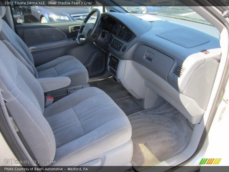 Silver Shadow Pearl / Gray 2002 Toyota Sienna XLE