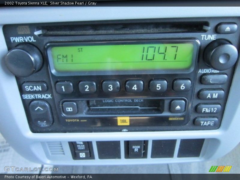 Silver Shadow Pearl / Gray 2002 Toyota Sienna XLE