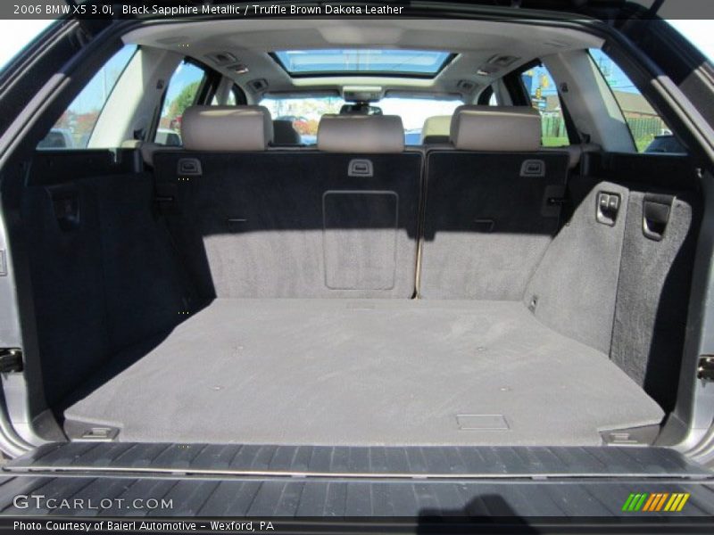 Black Sapphire Metallic / Truffle Brown Dakota Leather 2006 BMW X5 3.0i