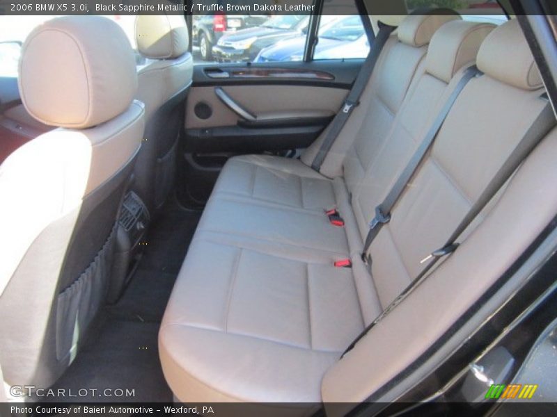 Black Sapphire Metallic / Truffle Brown Dakota Leather 2006 BMW X5 3.0i
